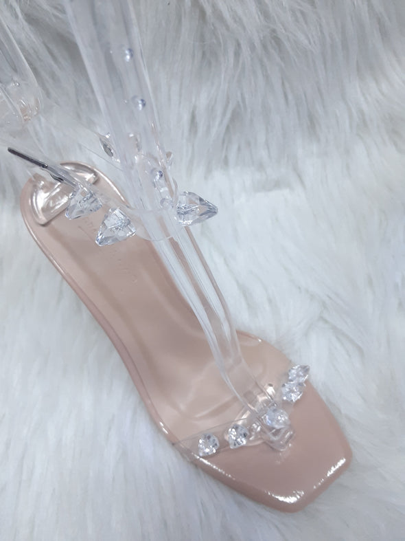 Crystal Studded Heel