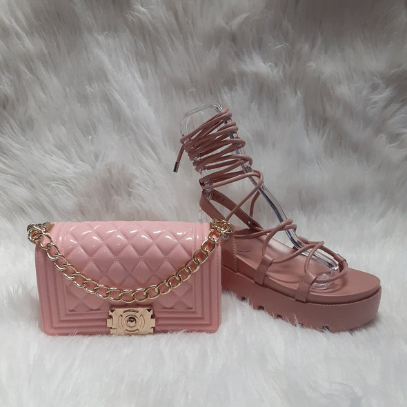 LACE ME UP Platform Sandal